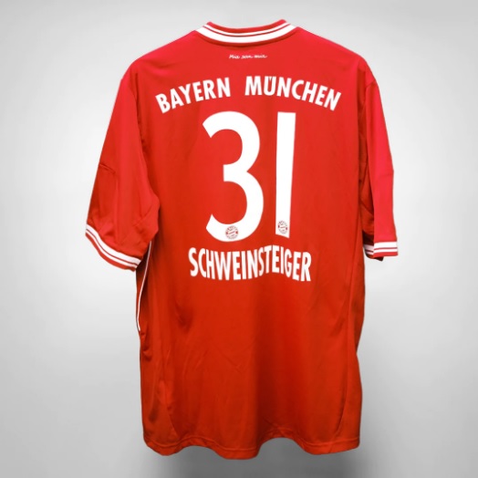 Ретро футболка Бавария Мюнхен домашняя SHWWEINSTEIGER 31 2013/2014