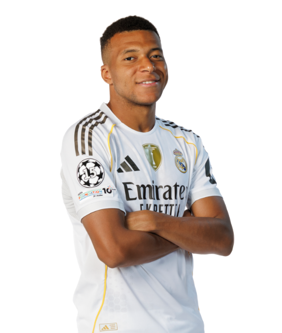MBAPPE 10 фанатская футболка Реал Мадрид домашняя 25-26