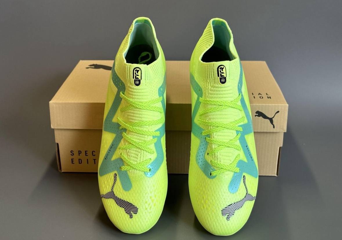 Футбольные бутсы Puma Future Ultimate Low FG/AG Pursuit ядовито-зеленые