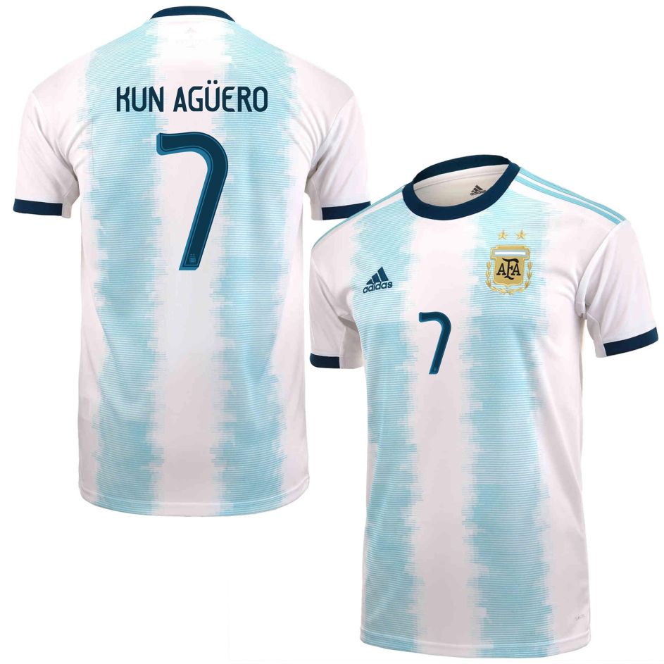 Футболка Аргентина домашняя KUN AGUERO 7 2019