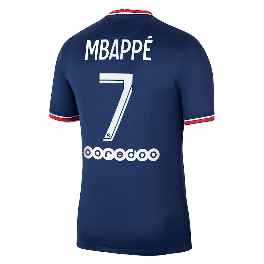 Футболка ПСЖ домашняя фанатская 21/22 League 1 MBAPPE 7