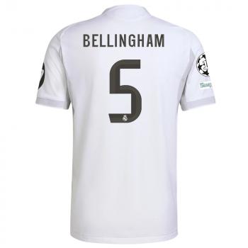 BELLINGHAM 5 фанатская футболка Реал Мадрид домашняя 25-26